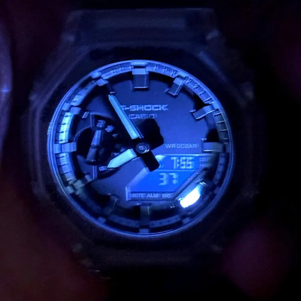 Casio G-Shock GA2100SKE-7A Clear Skeleton Watch NIBWT